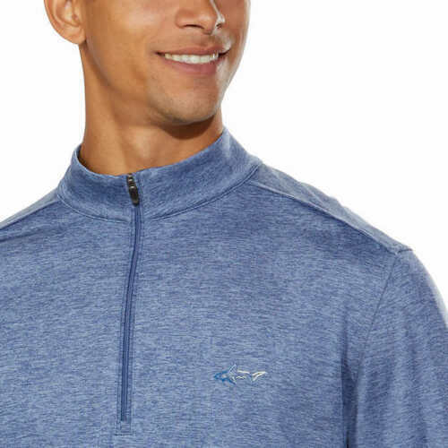Greg Norman Herren Micro Fleece gefütterter vierteler Reißverschluss Pullover - B33 - Bild 2 von 15