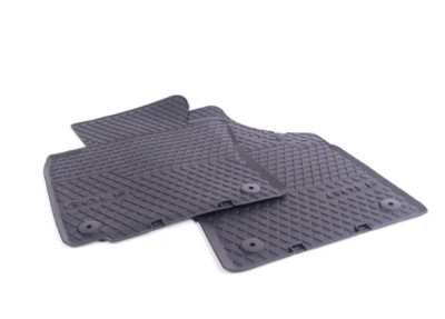NUOVO VW ORIGINALE 2 TAPPETINI ANTERIORI IN GOMMA POLO VII 2G1061502 82V