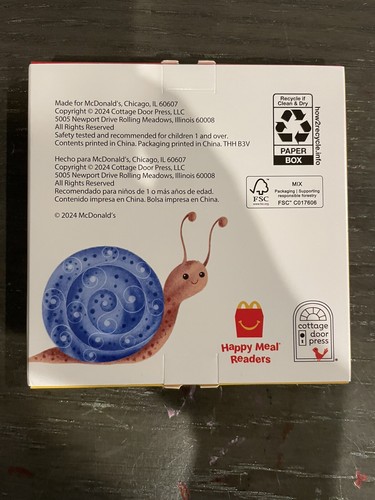 McDonald's Happy Meal Readers 2024 Little Bee Lift-a-Flap Board Book New - Picture 2 of 3