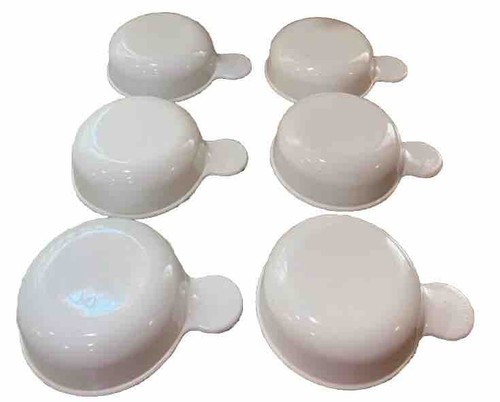 Corning Ware: 6 ciotole per casseruola bianche Grab-it P-150-B a prova di forno microonde - Foto 2 di 5
