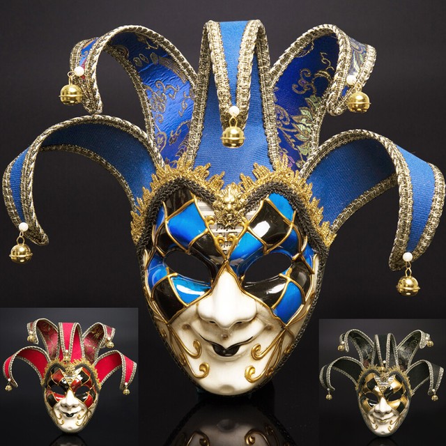 Venetian Mask Masquerade Carnival Wall plaque dark red