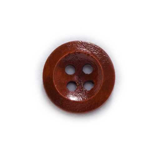 4 Hole Round Wooden Buttons Sewing Scrapbook Clothing Crafts handwork 10-25mm - Picture 7 of 12