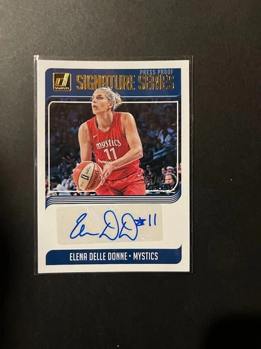 2019 Donruss WNBA Autograph Press Proof Elena Delle Donne #/99