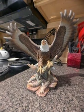 Bald Eagle, Boehm Home Interiors - American Spirit,  #11458-03 Wood Base, 2003
