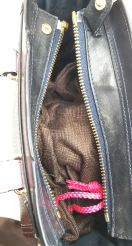 Coach Swagger Oxblood Satchel/Crossbody w/Turnlock Detail & Zip Close - Picture 10 of 11