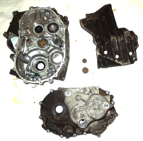 88-91 Honda Civic Wagon RT4wd Manual Transmission Case Housing 2pc w Skid 6sp MT - Picture 12 of 24