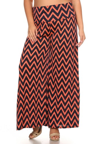 CANARI Women Plus Size Fold Over Waist Wide Leg Flared Palazzo Lounge Pants - Picture 30 of 31