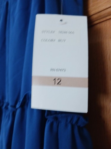 Cocktailkleid royalblau Größe 12 neu mit Etikett - Bild 2 von 4