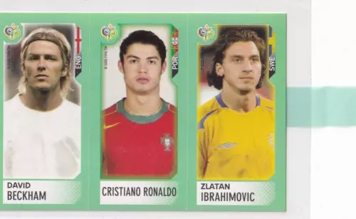 2006 Panini World Cup Candy 88 176 49 - Cristiano Ronaldo Ibrahimovic Beckham 3