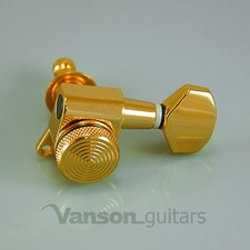 3+3 Gold Vanson LOCKING Tuners, for Jackson BC Rich Schecter PRS ®* V07SP-GD3