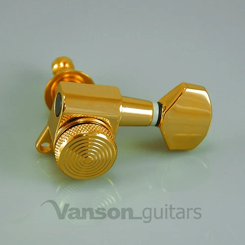 3+3 Gold Vanson LOCKING Tuners, for Jackson BC Rich Schecter PRS ®* V07SP-GD3
