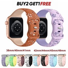 Silicone Band Strap For Apple Watch 10 9 8 7 6 5 4 SE
