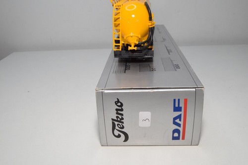 B71 1:50 3 TEKNO DAF 95 PROMOCIONAL LIBREA CAMIÓN CISTERNA REMOLQUE AMARILLO ... - Imagen 8 de 14