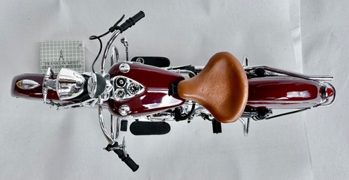 FRANKLIN MINT Harley-Davidson 1942 Indian Motorcycle Model 442 1/10 Scale Marune - Picture 3 of 8