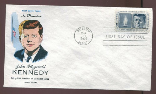 #1246 5c Kennedy Memorial FDC Mellone #68 Fabulous Fluegel Cachet UA FD6632 - Picture 1 of 2
