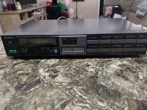 Sony ST-JX520 AM FM Liquid Quartz Display Stereo Radio Tuner getestet funktioniert