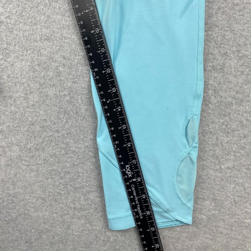 Athleta Girl Infinity Capri Leggings Girls 2XL 16 Youth Blue Stretch Pockets Run - Picture 7 of 15