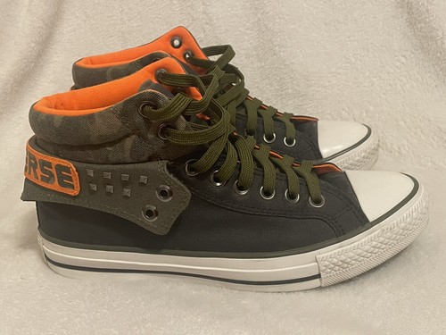 UK 8 EUR 41,5 Top alti mimetici da uomo Chuck Taylor All Star 141793F - Foto 4 di 24