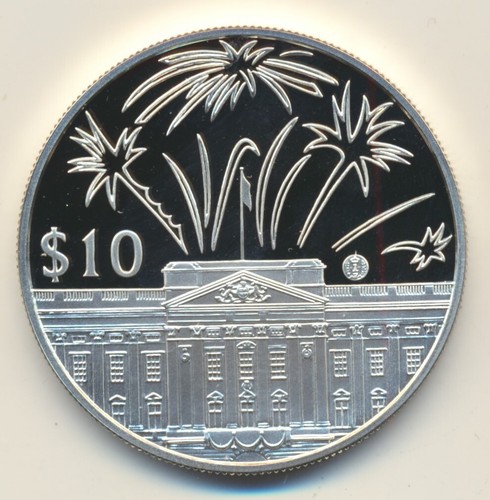East Caribbean States 10 Dollar 2002 Elizabeth II. - Bild 2 von 2
