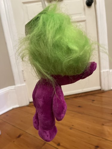 Dreamworks Trolls - 9’’ Green Hair Plush Squeaky Dog Toy - Picture 5 of 9