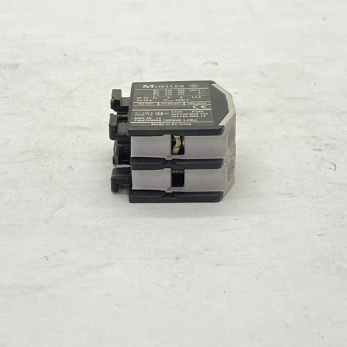 Contacto auxiliar Moeller 1.5A 600VAC 250VDC AWG 18-14 11 DIL M - Imagen 5 de 7