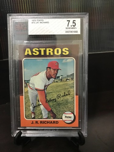 1975 Topps James Rodney Richard JR J.R. Houston Astros #73 Baseball Card BVG 7.5 - Picture 1 of 2