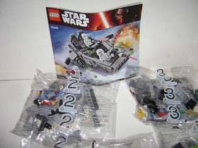 LEGO 75100 STAR WARS First Order Snowspeeder Building Set 444 Pc All Bags Sealed