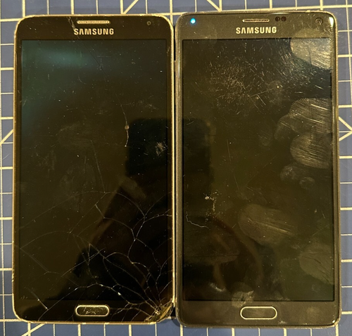 LOT OF 5 MISCELLANEOUS SAMSUNG PHONES - *AS-IS FOR SALVAGE/PARTS/DISASSEMBLY* - Photo 4 sur 6