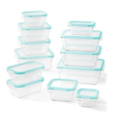 Member's Mark 24-Piece Glass Food Storage Set By Glasslock