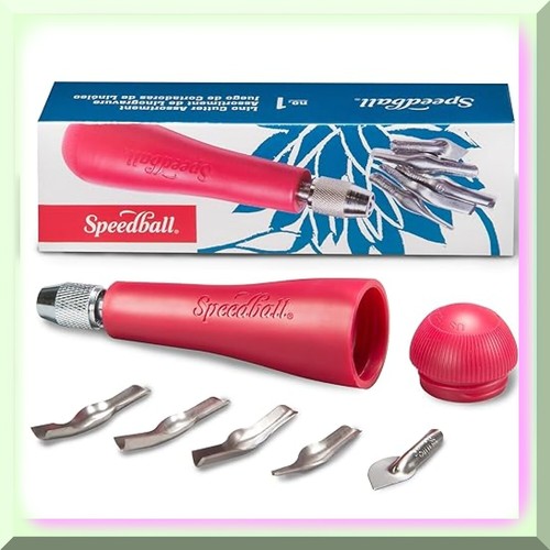 PrintPro Linolschnitt Master Kit - Komplettset mit 5 Klingen für - Bild 7 von 7