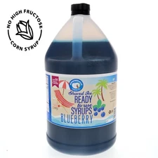 Hypothermias BLUEBERRY Flavor Syrup 🍧 Snow Cone machine Shaved Ice Syrup GALLON