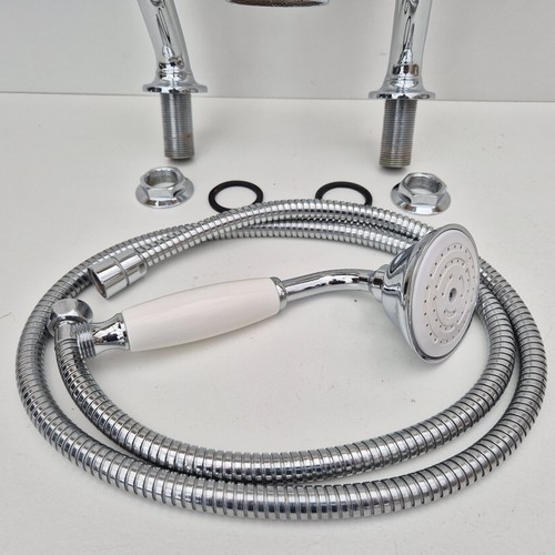 Ideal Standard EST. 1896 Traditional Pillar Bath Shower Mixer Tap Chrome - Picture 10 of 20