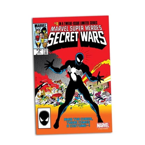 Figura posada McFarlane Marvel Secret Wars Spider-Man #8 con escena y cómic ~ NUEVA - Imagen 7 de 10