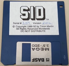 SID v2.01a Directory Utility ©1992 by Time Martin for Commodore Amiga