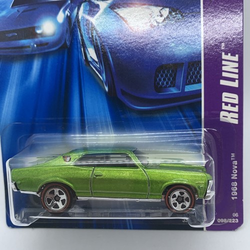 Hot Wheels 1968 Nova - Kmart Collectors Day Nov/2006 - Red Line Series Green - Picture 8 of 9