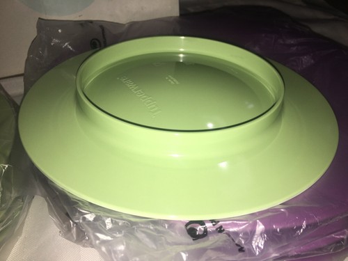 TUPPERWARE 3 Gestures Melamine Heavy Plastic 11” Dinner 8.5” Salad Plates Purple - Picture 9 of 12