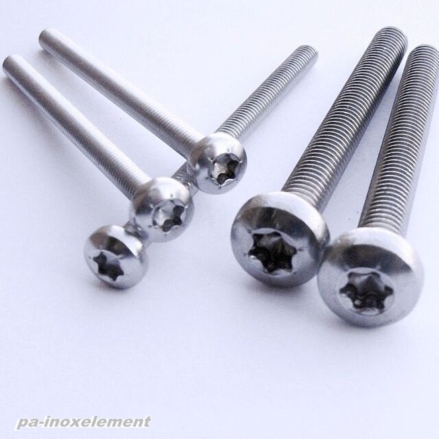 Linsenschrauben DIN 7985 TORX Edelstahl V2A M2 M2 5 M3 M4 M5 M6 Linsenkopf A2 Linsenschrauben DIN 7985 TORX Edelstahl V2A M2 M2 5 M3 M4 M5 M6 Linsenkopf A2