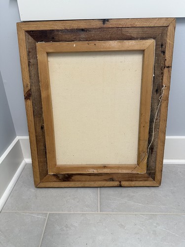 Vintage Ölgemälde auf Leinwand mit schönem rustikalem Rahmen signiert Anne Tucker - Bild 16 von 20