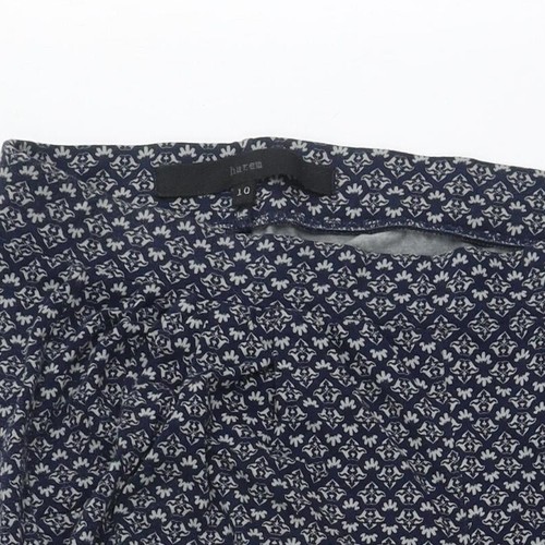 Harem Pants Womens Blue Polyester Blend Jegging Size 10 L25 in - Picture 3 of 12
