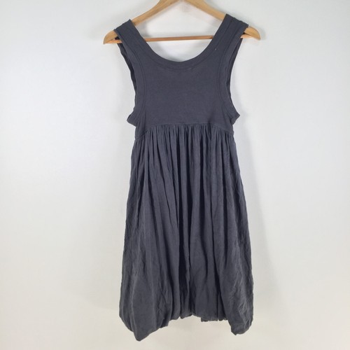French connection womens dress size 10 fit flare navy blue sleeveless 101877 - Picture 5 of 9