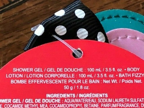 NEU IN VERPACKUNG PAKET MIT 5 KLEINEN DUSCHEN-GESCHENKSETS FÜR MÄDCHEN ODER DAMEN - TIERGESICHT TASCHE MIT SCHLEIFE - Bild 4 von 7