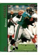 1997 Topps #335 Natrone Means Jacksonville Jaguars Football Card