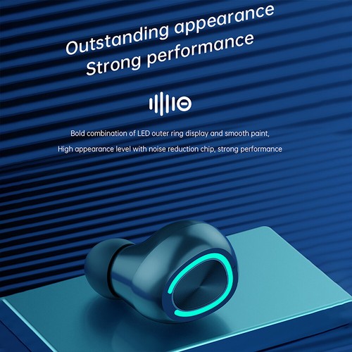 Auricular inalámbrico Bluetooth 5.3 de una sola oreja Mini auricular intrauditivo - Imagen 22 de 26