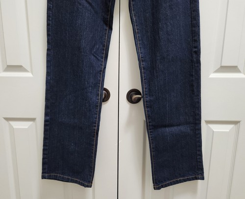 Pantalones de mezclilla para hombre England's Dreaming Keanan Duffty azul oscuro altura baja talla 34X30 - Imagen 5 de 9