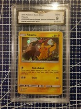 2019 Pokemon Pikachu SM234 Holo GMA 9 Mint Special Collection Black Star Promo