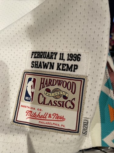 MITCHELL & NESS 1996 ALL-STAR GAME SHAWN KEMP JERSEY Size 52 XXL - Picture 2 of 12