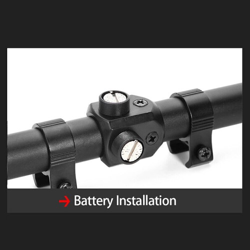 3-7X28 Telescopic Scope For 22 Calibre Rifles & Air Rifle Gun with 2 Free Mounts - Picture 7 of 10