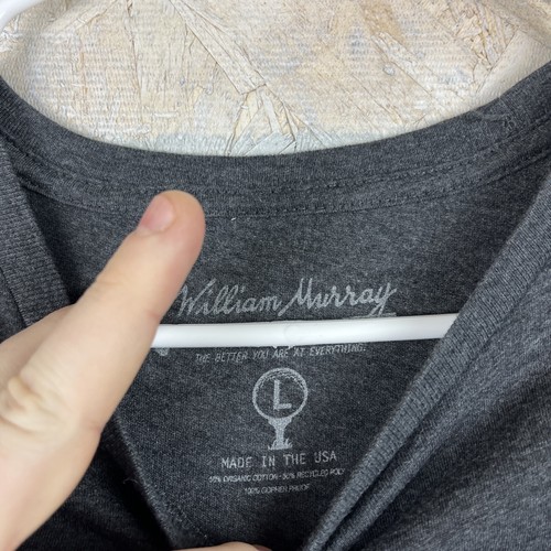 William Murray Golf Men’s Gray T-Shirt "Unleash" Bill Murray Adult Large Graphic - Picture 7 of 10