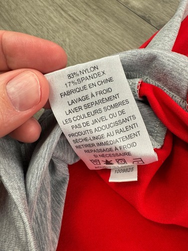 Footjoy 1/4 Zip Pullover River Forest Tour Nylon Performance Stretch L Red - Picture 10 of 11