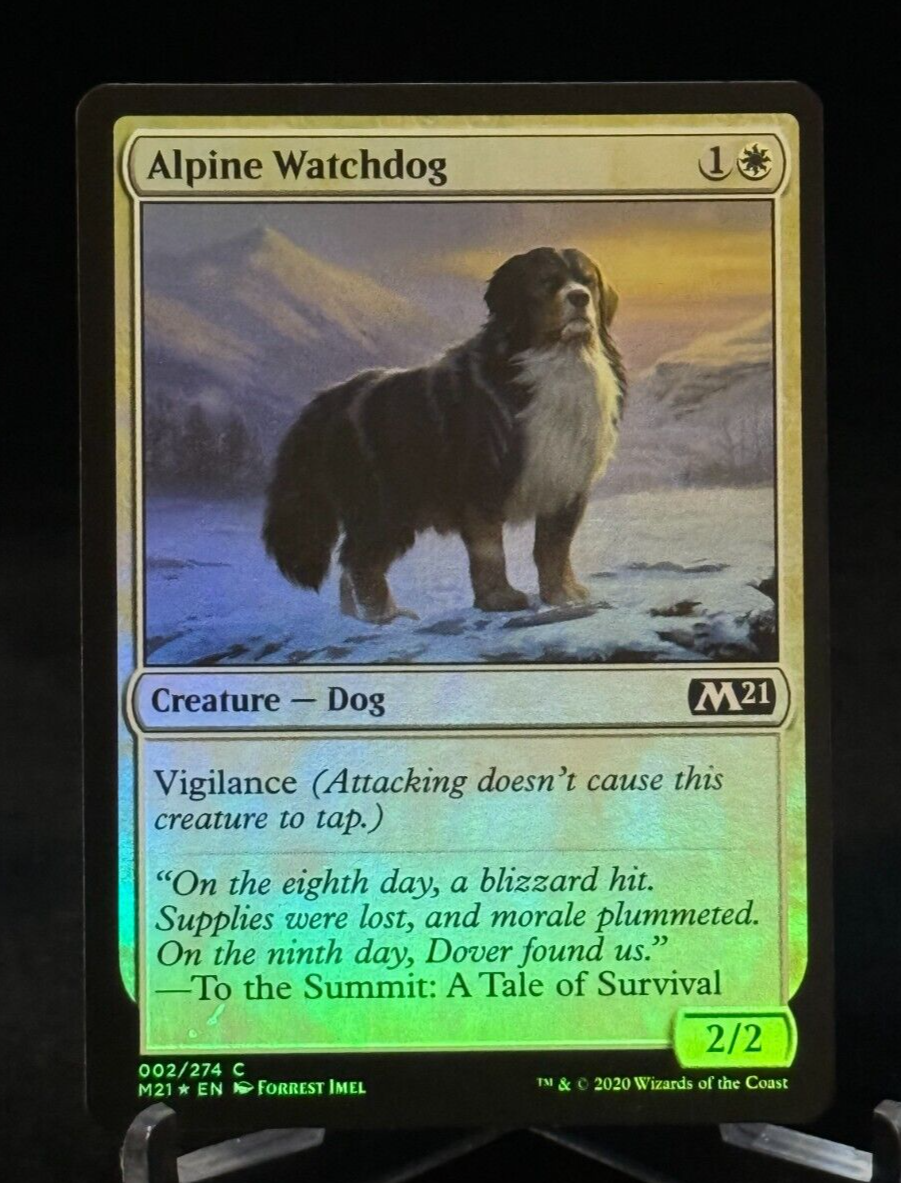 MTG Magic the Gathering M21 Foil Alpine Watchdog - Common | eBay